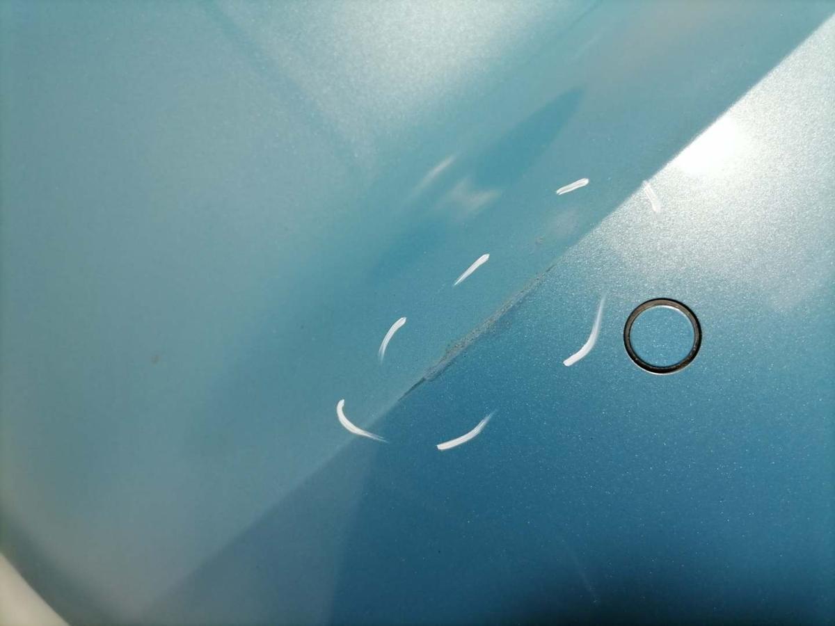 Audi A3 8P original Sto&szlig;stange Stossf&auml;nger hinten LX5T Eisvogelblau 5-T&uuml;rer Sportback Bj.2010